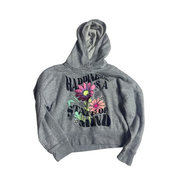 Justice Other - Justice Girls XS Graphic Hoodie Happiness State of Min